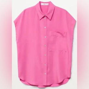 Mango woman’s shirt size 4 in pink